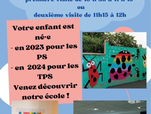 Miniature de l'article intitulé :Journée Portes Ouvertes école – 21 mars 2026 10h30-12h